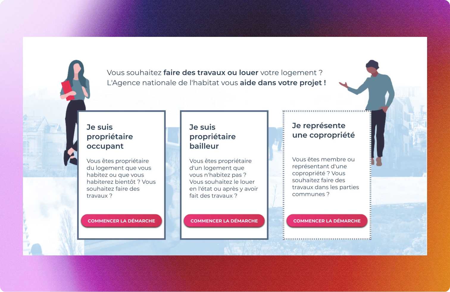 Preview of Monprojet.anah.gouv.fr homepage