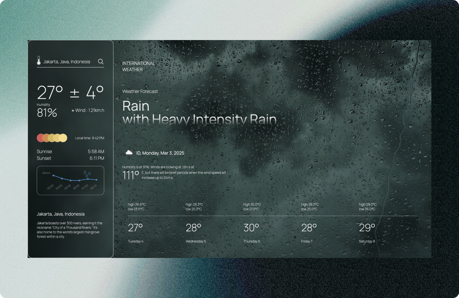 Weather AI main appearance
